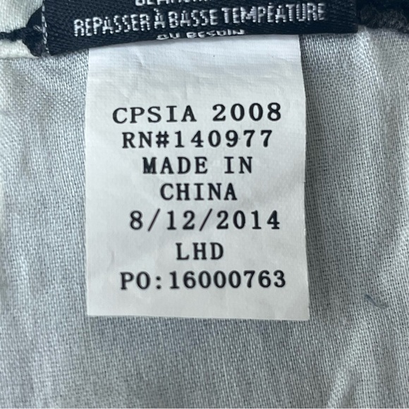 HUDSON JEANS NWT SHORT SHORT JEAN SHORTS IN BLUE BED ROCK COW PRINT 14 16 GIRLS - Picture 11 of 12